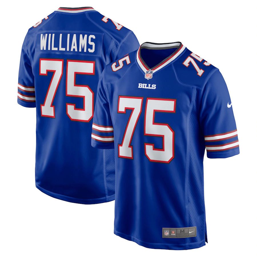 Men Buffalo Bills #75 Daryl Williams Nike Royal Game NFL Jersey->buffalo bills->NFL Jersey